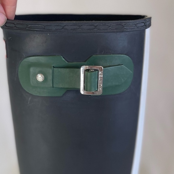 Hunter Original Contrast Tall Rain Boots *LIMITED EDITION* Size 7 - Picture 15 of 15